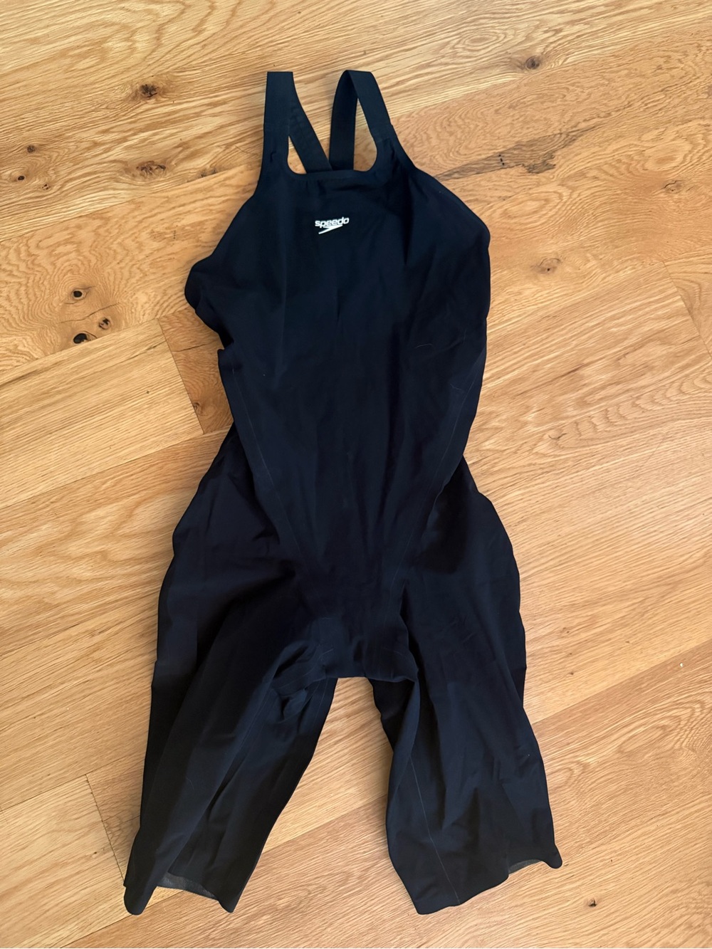 Speedo Black Competitive Kneeskin Racing Suit